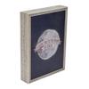 GreenBox Art + Culture Yellow Button Studio I Love You to The Moon - Pink 5 x 7 Framed Canvas, Rustic White view 2