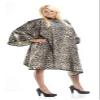 BeautyLove Catwalk Cape Animal Print Snap Neck Closure Stain Bleach Water Resistant Client Cape for Hair Stylist view 2