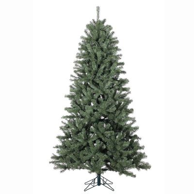 Vickerman 7.5' x 52" Artificial Valley Spruce Tree, Metal Stand