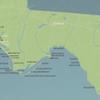 Florida Beaches Checklist Map 18x24 Poster (Natural Earth) view 3