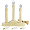 Holiday Joy - 3 Light Candle Candoliers Extra Bulbs - Great Electric Window Candle Lamp and Christmas Decorations (3 Lights) view 2