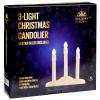 Holiday Joy - 3 Light Candle Candoliers Extra Bulbs - Great Electric Window Candle Lamp and Christmas Decorations (3 Lights) view 3