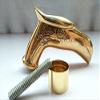 Mahira Nautical Eagle Head Cast Brass Outside handle Solid Vintage Cane Walking Stick Handle view 1