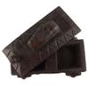 Indian Shelf 1 Piece Vocalforlocal Handmade Black Wooden Nandi Bull Sitting on Cart Design Spice Box Seasoning Masala Organizer Rack Jewellery Container view 4