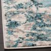 SAFAVIEH Skyler Collection 2' x 6' Blue/Ivory SKY186M Modern Abstract Non-Shedding Living Room Entryway Foyer Hallway Bedroom Runner Rug view 4