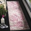 SAFAVIEH Skyler Collection 2' x 6' Pink / Ivory SKY186N Modern Abstract Non-Shedding Living Room Entryway Foyer Hallway Bedroom Runner Rug view 2