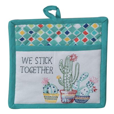 Kay Dee Designs Cactus Garden Pocket Mitt, 8" x 10", Various