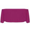 Ultimate Textile -3 Pack- Reversible Shantung Satin - Majestic 90 x 120-Inch Rectangular Tablecloth, Raspberry Red view 1