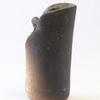 CtoC JAPAN Select Shigaraki Ware Vase J338 Ceramic, Width 2.2 x Depth 2.2 x Height 4.5 x 4.5 inches (5.5 x 5.5 x 11.5 cm), Gold Filled with Small Flowers with Handmade, Stylish Pottery 4510542202108 view 3