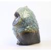 CtoC JAPAN Select R102-09BY 4510542320420 Shigaraki Ware Figurine, Ceramic, Width 9.8 x Depth 7.7 x Height 10.6 inches (25 x 19.5 x 27 cm), Neck Owl (Blue Kiln Skin), No. 9, Stylish, Ceramic view 2