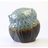 CtoC JAPAN Select R102-09BY 4510542320420 Shigaraki Ware Figurine, Ceramic, Width 9.8 x Depth 7.7 x Height 10.6 inches (25 x 19.5 x 27 cm), Neck Owl (Blue Kiln Skin), No. 9, Stylish, Ceramic view 3
