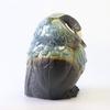CtoC JAPAN Select R102-09BY 4510542320420 Shigaraki Ware Figurine, Ceramic, Width 9.8 x Depth 7.7 x Height 10.6 inches (25 x 19.5 x 27 cm), Neck Owl (Blue Kiln Skin), No. 9, Stylish, Ceramic view 4