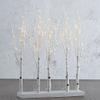 Raz 30 Inch Lighted Birch Grove NEW with Twinkle Lights and Steady Functions, Indoor/Outdoor view 2