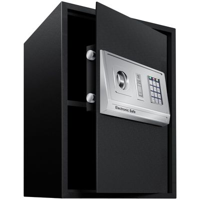 KESSER Caja fuerte electrnica Caja fuerte de pared 50 x 35 x 34,5, negro