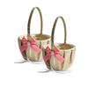 Alex Emotions Gold & Coral Wedding Ring Bearer Pillow and Flower Girl Basket Set  Satin & Ribbons  Pairs Well with Most Dresses & Themes  Splendour Every Wedding Deserves view 1