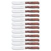 Arcos 102700-DUN14 Series Latina-Box Butter Knife-Blade Nitrum Stainless Steel 90 mm (3.54 Inch) -Handle Pack-Wood Brown Colour (12 Piece), ands Plastic view 1