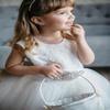Alex Emotions Ivory Ring Bearer Pillow and Basket Set | Lace Collection | Flower Girl & Welcome Basket for Guest | Handmade Wedding Baskets & Pillows (Teal Purple) view 4