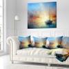 Designart Pier' Seascape 18" x 18" view 2