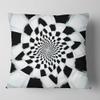 Abstract Spiral Fractal Design' Abstract Throw Pillow & Cushion Pillow Cover for Living Room, Sofa view 1