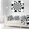 Abstract Spiral Fractal Design' Abstract Throw Pillow & Cushion Pillow Cover for Living Room, Sofa view 2