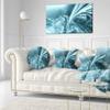 Designart Fractal 3D Light Blue Collision' Contemporary 12" x 20" view 2