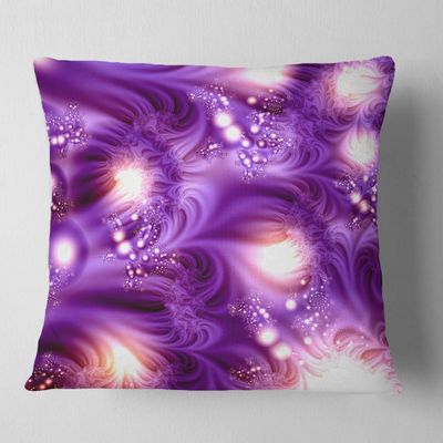 3D Purple Texture Pattern' Abstract Throw Pillow & Cushion Pillow Cover for Living Room, Sofa