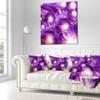 3D Purple Texture Pattern' Abstract Throw Pillow & Cushion Pillow Cover for Living Room, Sofa view 2