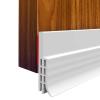 2PACK Door Draft Stopper, Strong Adhesive Door Sweep for Exterior and Interior Doors, Dustproof and Soundproof, 2" W x 39" L (White) view 1