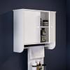 RiverRidge Medford 2 Door Wall Mounted Bathroom Cabinet with Towel Bar and Adjustable Shelf - Compact Bathroom Storage for Toiletries & Essentials view 2