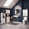 RiverRidge Medford 2 Door Wall Mounted Bathroom Cabinet with Towel Bar and Adjustable Shelf - Compact Bathroom Storage for Toiletries & Essentials view 4