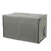 2 Pack Foldable Large Storage Bags 24 x 16 x 14 (L x W x H) inch for Comforter Quilt Blanket Clothes with Clear Window & Handles - Easy to Fit King Size Comforter Set - Closet Under Bed Organizer view 3