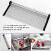 Ahyuan Roll up Dish Drying Rack Over The Sink Kitchen Roll up Sink Drying Rack Portable Dish Drainer Foldable Dish Drying Rack (Black, 20.5''X16.9'') view 4