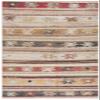 SAFAVIEH Washable Rug Outdoor Montage Collection - 4' x 6', Taupe & Multi, Non-Shedding & Easy to Clean, Ideal for Patio, Backyard, Mudroom (MTG238E) view 2