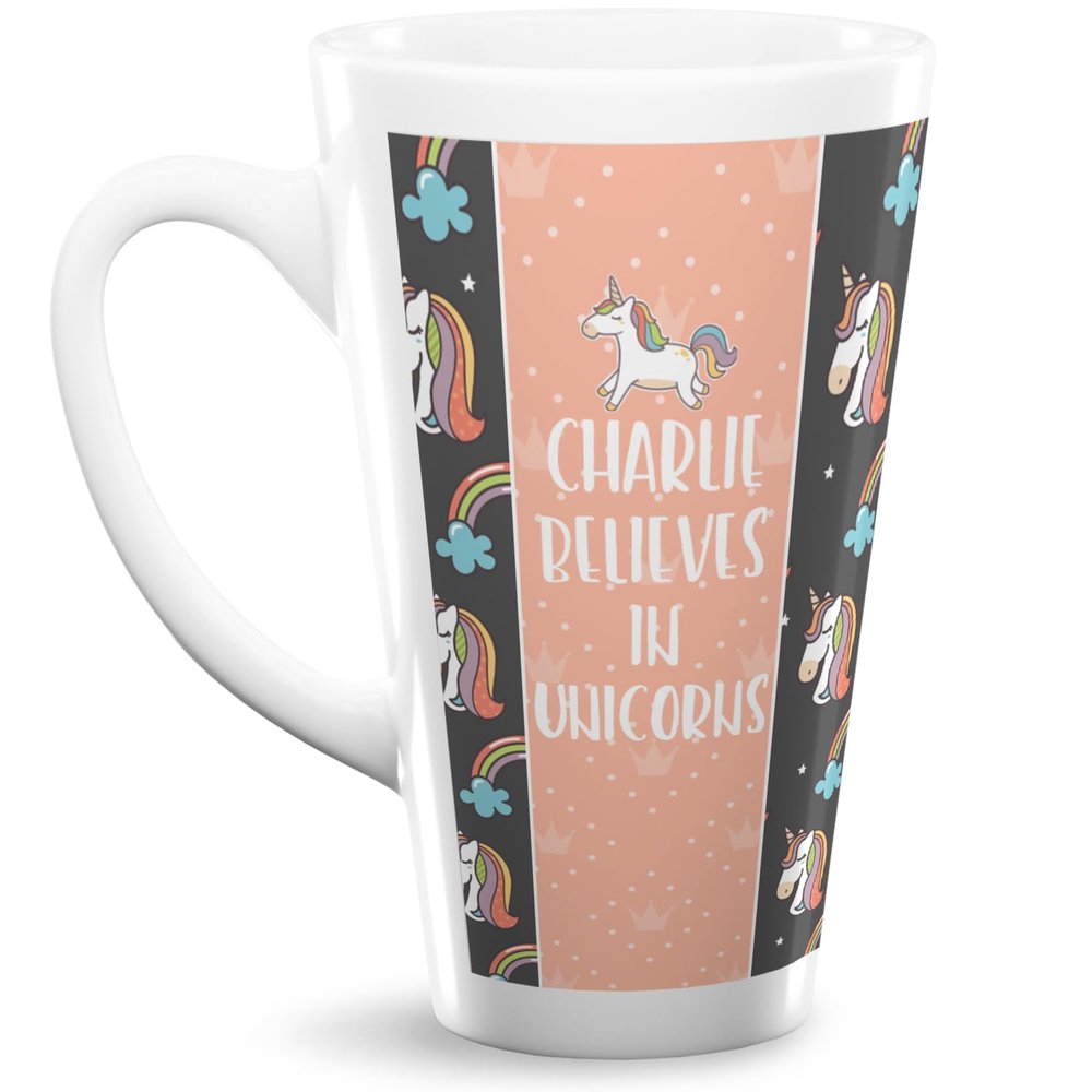 Personalized Unicorns 16 Oz Latte Mug