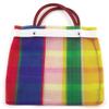 24 Pcs Small Mexican Tote Mercado Bags 7.5 inch by 7.5 inch, Assorted Colors High Thread Mesh - Mini Mexican Mercado Candy Bags view 2
