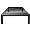 45MinST 14 Inch Reinforced Platform Bed Frame/3500lbs Heavy Duty/Easy Assembly Mattress Foundation/Steel Slat/Noise Free/No Box Spring Needed, Twin view 1