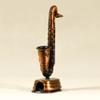 Miniature Saxophone Replica Die Cast Pencil Sharpener - Collectible Bronze Music Figurine - Musician Gift view 2