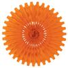 Beistle Club Pack Halloween Orange Paper Tissue Fan, Box of 12 view 1