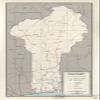 14" x 24" 1966 Map Of Dahomey Railroads Surface Roads view 1