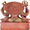 Exotic India Ardhanarishvara, Copper-God, Size: 2.7x5.7x9.7 Inch view 3