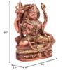 Exotic India Ardhanarishvara, Copper-God, Size: 2.7x5.7x9.7 Inch view 4