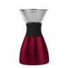 asobu Insulated Pour Over Coffee Maker (32 oz.) Double-Wall Vacuum, Stainless-Steel Filter and Take on the Go Carafe (Burgundy) view 4