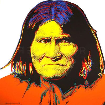 Gifts Delight Laminated 16x16 Poster: Geronimo 384 - Andy Warhol