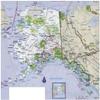 Laminated 28x24 Poster: Road Map of Alaska Adriftskateshop view 1
