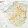 Gifts Delight Laminated 25x24 Poster: Physical Map - Rhodesian Maps Archive of Rhodesia view 1