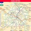 Gifts Delight Laminated 24x25 Poster: Marne La Vallee - Paris Metro Map view 1