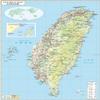 Gifts Delight Laminated 24x33 Poster: Taiwan Travel Map, Taiwan Tourist Attraction Map view 1