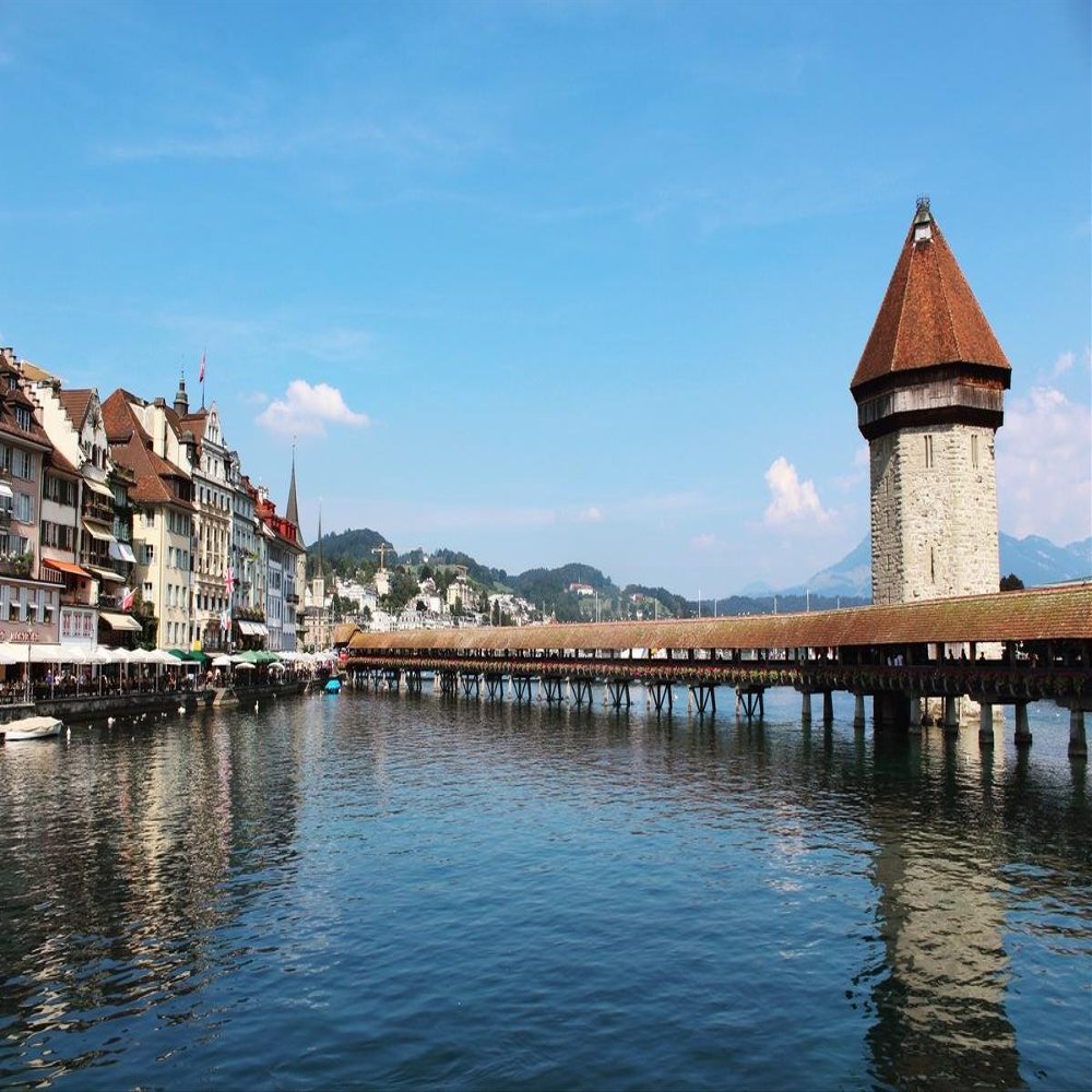 Gifts Delight Laminated 36x24 Poster: Switzerland Zurich, Lucerne, Mt. Rigi Post-Grad Explorations