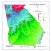 Gifts Delight Laminated 24x26 Poster: Physical Map - Maps - Elevation Map of Georgia - GeorgiaInfo view 1