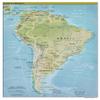 Gifts Delight Laminated 24x31 Poster: Physical Map - Maps of South America Map Library Maps of The World view 1